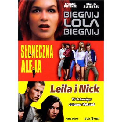 Balíček filmů Biegnij Lola biegnij / Słoneczna aleja / Leila i Nick DVD