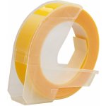 Dymo S0898162 Omega, 9mm x 3m, bílý tisk / žlutý podklad, kompatibilní páska