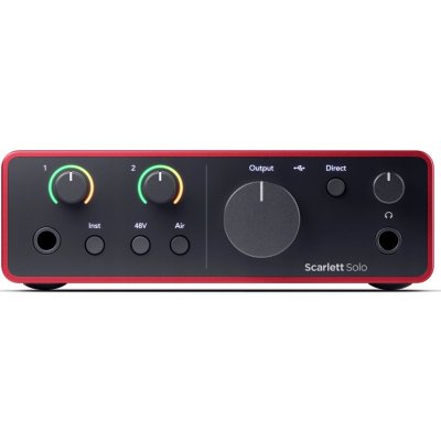Focusrite Scarlett Solo 4. generace USB audio rozhraní pro domácí nahrávací studio – Hledejceny.cz