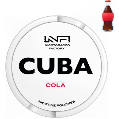 Cuba White Cola Ledová Kola Medium Strong 16 mg/g 20 sáčků – Zbozi.Blesk.cz