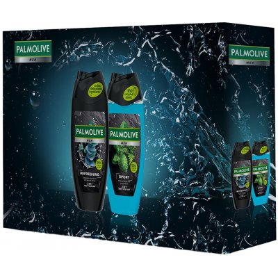 PALMOLIVE Men Refreshing Sport Duo dárková sada sprchový gel 250 ml + sprchový gel 250 ml – Zbozi.Blesk.cz