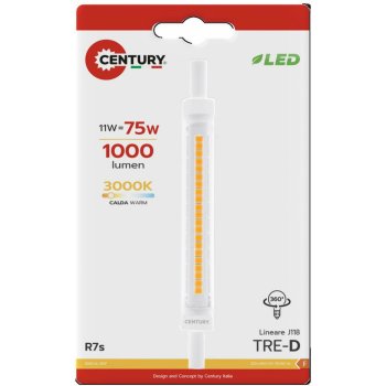 Century LED SLIM R7S 9W 3000K 118x15mm