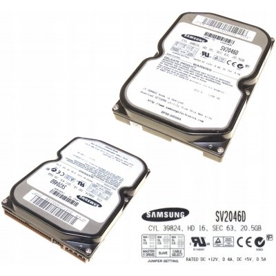 Samsung 20GB PATA IDE/ATA 3,5", SV2046D