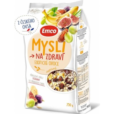 Emco Mysli Křupavé Exotické ovoce 750 g – Sleviste.cz