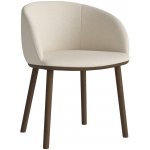 Bolia Krémově bílá bouclé jídelni židle Join s tmavou dubovou podnoží – Hledejceny.cz
