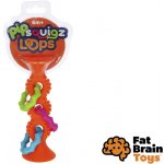 FAT BRAIN chrastítko pipSquiz Loops oranžové – Zboží Dáma