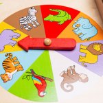 Bigjigs hra Ruleta se zvířátky – Zboží Dáma
