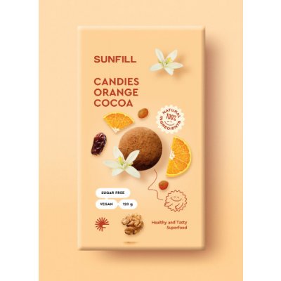 SUNFILL Bonbóny Pomeranč & Kakao 120 g – Zboží Dáma