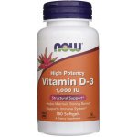 NOW Foods Vitamin D3 1000 IU 180 softgel kapslí – Hledejceny.cz