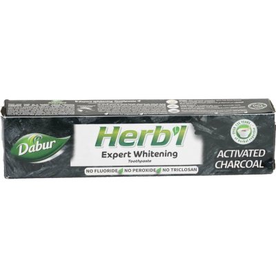 Dabur Bylinna bělící s aktivním černým uhlím 140 g – Hledejceny.cz
