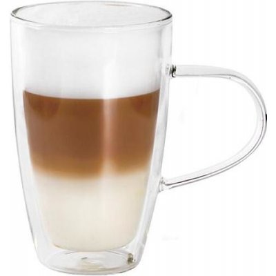 TORO SKLENICE S UCHEM LATTÉ DVOJITÉ BOROSILIKÁTOVÉ SKLO 390 ml – Zboží Mobilmania