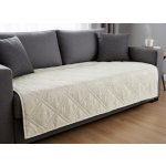 Mybesthome Přehoz na sedačku pohovku SUOMA krémová 170x210 cm – Zboží Mobilmania