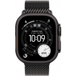 Apple Watch Ultra 3 (2025) 49mm Černý titan s černým titanovým milánským tahem S MF1N4QC/A – Hledejceny.cz