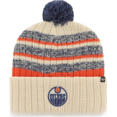 47 Brand Zimní čepice Edmonton Oilers Tavern 47 Cuff Knit Natural – Zboží Mobilmania