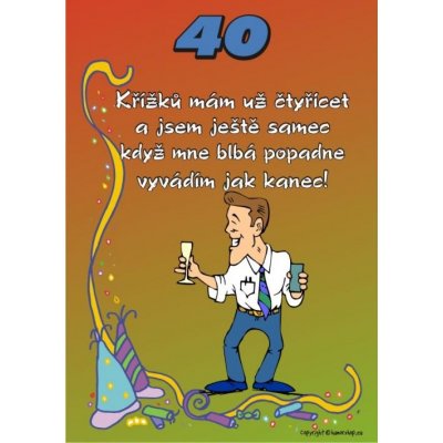 Certifikát 40 pro muže – Zbozi.Blesk.cz