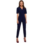 S241 One-piece jumpsuit with a double front navy blue – Zboží Mobilmania