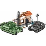 COBI 2284 World War II 1:35 Bitva u Arrasu 1940 Matilda II vs Panzer 38(t) – Zbozi.Blesk.cz