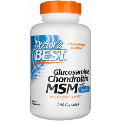 Doctor's Best Glucosamine Chondroitin MSM 240 kapslí – Zboží Mobilmania