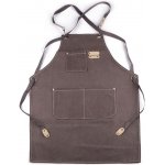 Prima-obchod Zástěra profesionální nastavitelná z hrubé bavlny 2 šedá – Zboží Mobilmania