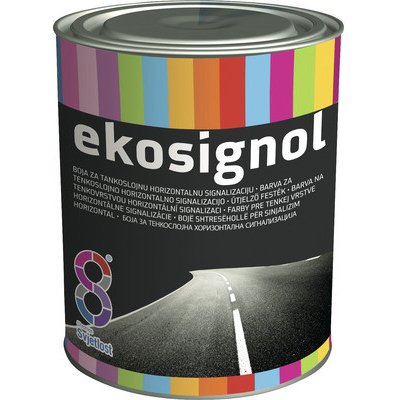 Ekosignol barva na vozovky bílá 0,75 l – HobbyKompas.cz