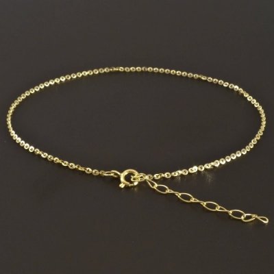 Goldstore Ankr broušený zlatý náramek na nohu 1.32.NN005865.23-27 – Zbozi.Blesk.cz