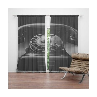 Sablio Závěs Starý telefon: 2ks 140x250cm – Hledejceny.cz