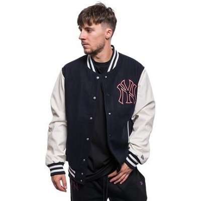 New Era MLB Lifestyle Varsity Jacket New York Yankees Navy / Off White – Zboží Mobilmania