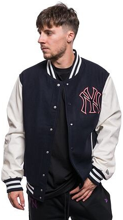New Era MLB Lifestyle Varsity Jacket New York Yankees Navy / Off White
