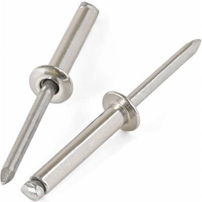 Nýt trhací nerez/nerez A2 s plochou hlavou - 4.0x10 – Zboží Mobilmania