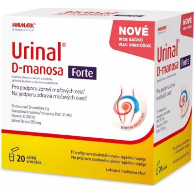 Urinal D-manosa Forte 20 sáčků – Zboží Mobilmania