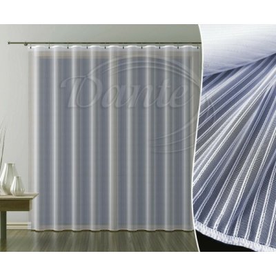 MAXIMA stříbrný proužek záclona s olůvkem - 160 x 300 cm – Hledejceny.cz