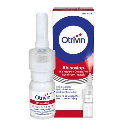 OTRIVIN RHINOSTOP NAS 0,5MG/ML+0,6MG/ML NAS SPR SOL 1X10ML+PUMPA – Zboží Mobilmania
