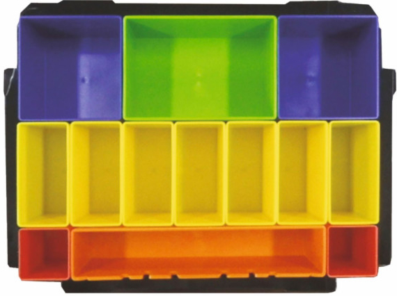 Makita P-83652 Vložka systaineru mix barevných boxů