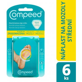 Compeed náplast na mozoly střední 6 ks