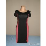 Dámské šaty pro plnoštíhlé s krajkovými rukávy černá – Zboží Dáma