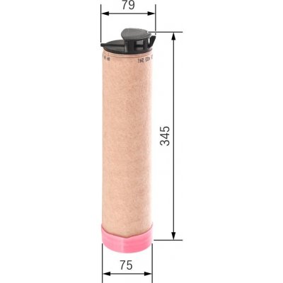 Filtr - sekundární vzduch BOSCH F 026 400 241 – Hledejceny.cz
