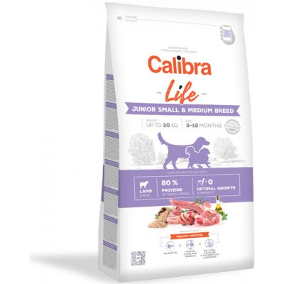 Calibra Dog Life Junior Small & Medium Breed Lamb 2,5 kg – Hledejceny.cz