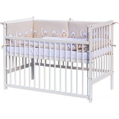 Scarlett postýlka Toro bolí s kompletní béžovou výbavou 120 x 60 cm – Sleviste.cz