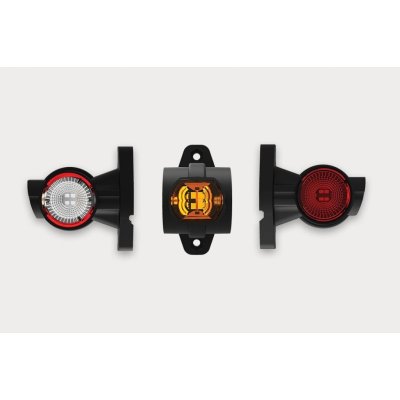 Svítilna poziční - tykadlo p 12v/30v ft-140a/p led č/b/o krátká, kabel 0,5m 0182690_A, , , – Hledejceny.cz