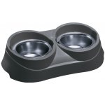 Ferplast Duo Feed 01 dvojMiska s miskami 400 ml 38,5 x 20 x 9 cm – Zboží Mobilmania