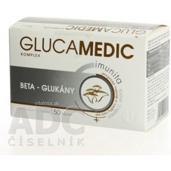 Glucamedic komplex s xylitolem a vitaminem C 50 tablet