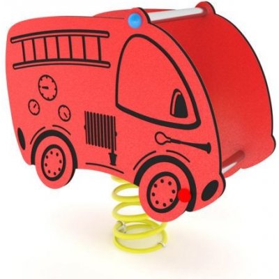 Playground System pružinová houpačka Požární autíčko – Zbozi.Blesk.cz
