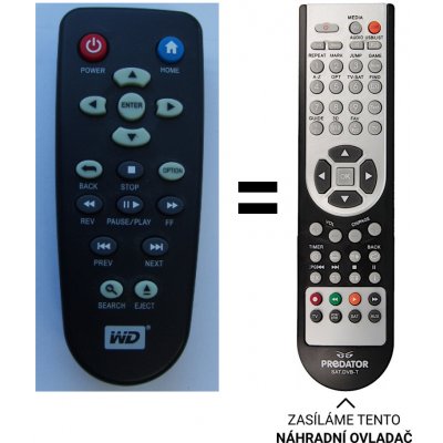 Dálkový ovladač Predátor Western Digital WD HD Live – Zboží Živě