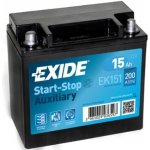 Exide Start-Stop 12V 15Ah 200A EK151 – Sleviste.cz