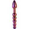 Anální kolík Dream Toys Glamour Glass anální dildo rainbow 18 cm