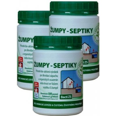 Baktoma Bacti ZS žumpy-septiky 3x500 g – Hledejceny.cz