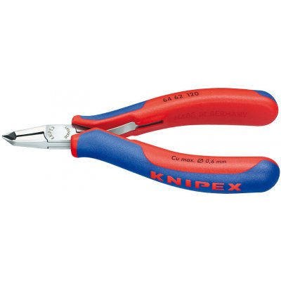 KNIPEX Kleště čelní štípací pro elektroniku šikmé břity zahnuté 65° 120 mm knipex 6462120