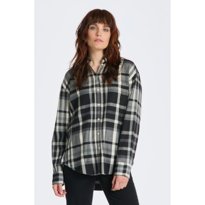 Gant relaxed checked flannel bd shirt černá – Hledejceny.cz