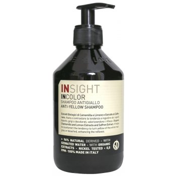 Insight Anti-Yellow šampon proti žloutnutí vlasů 400 ml