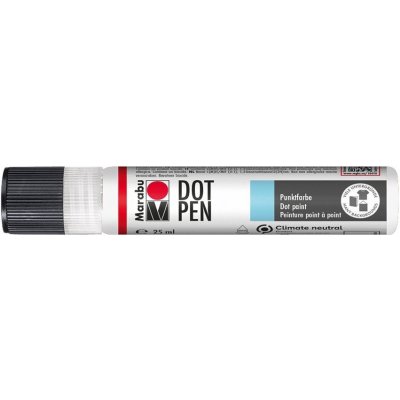 Marabu Tekuté perly bílé 25 ml – Zboží Dáma